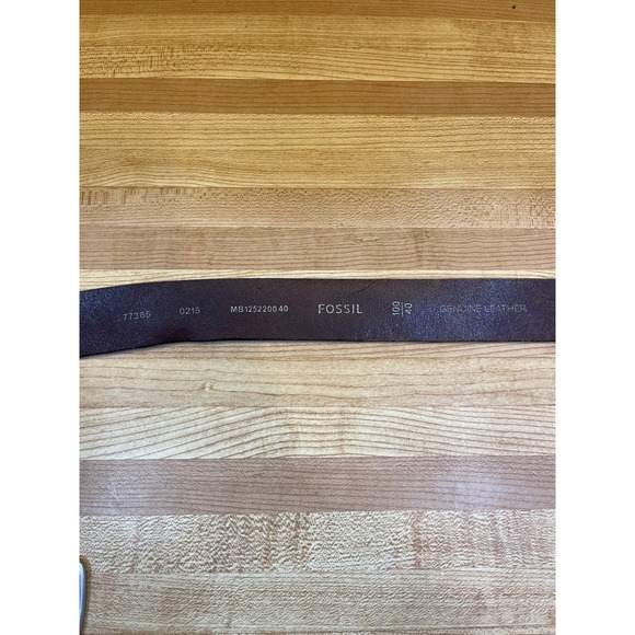 Fossil Joe Belt Men's Brown Genuine Leather Size 40 MB125220040 - Picture 3 of 5